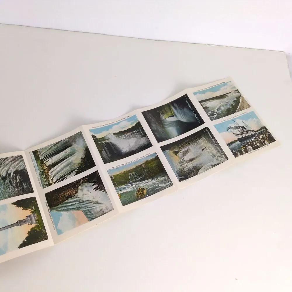 Souvenir Folder of Niagara Falls 1920s Fold-Out Postcards Horseshoe Rock‎ Ages+